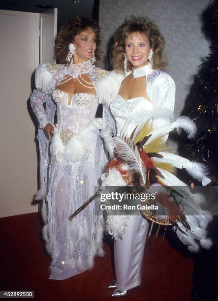 Actress Lenore Kasdorf and actress Shelley Taylor Morgan attend "A Carousel of Caring" Fourth Annual Celebrity Fashion Show to Benefit the Cystic...