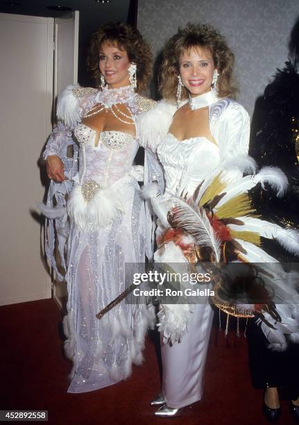 Actress Lenore Kasdorf and actress Shelley Taylor Morgan attend "A Carousel of Caring" Fourth Annual Celebrity Fashion Show to Benefit the Cystic...