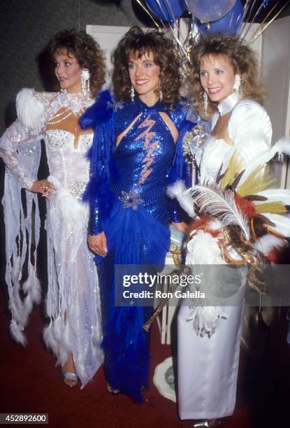 Actress Lenore Kasdorf, actress Deborah Tranelli and actress Shelley Taylor Morgan attend "A Carousel of Caring" Fourth Annual Celebrity Fashion Show...