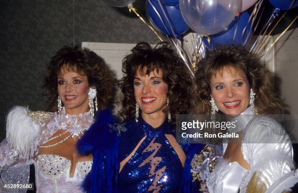 Actress Lenore Kasdorf, actress Deborah Tranelli and actress Shelley Taylor Morgan attend "A Carousel of Caring" Fourth Annual Celebrity Fashion Show...