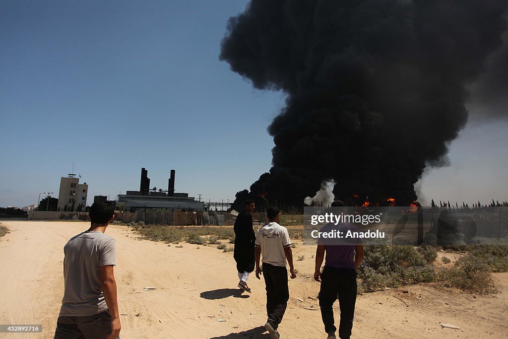 Gaza power plant knocked out by Israeli attack