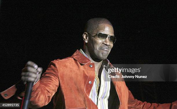 Jamie Foxx during NBA Players Association Gala - February 18, 2006 at Houston Convention Center in Houston, Texas, United States.