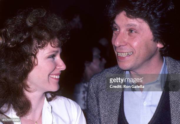 Actress Linda Kelsey and actor Robert Walden attend the Alliance for Survival Benefit on February 19, 1981 at the Wilshire Theatre in Beverly Hills,...
