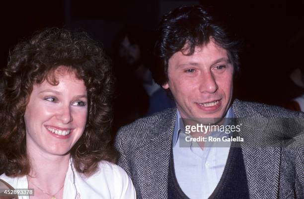 Actress Linda Kelsey and actor Robert Walden attend the Alliance for Survival Benefit on February 19, 1981 at the Wilshire Theatre in Beverly Hills,...