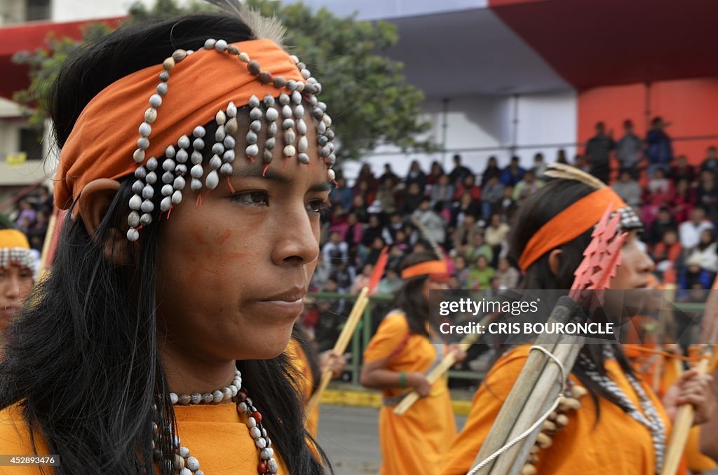 PERU-INDEPENDENCE DAY-PARADENATIVES