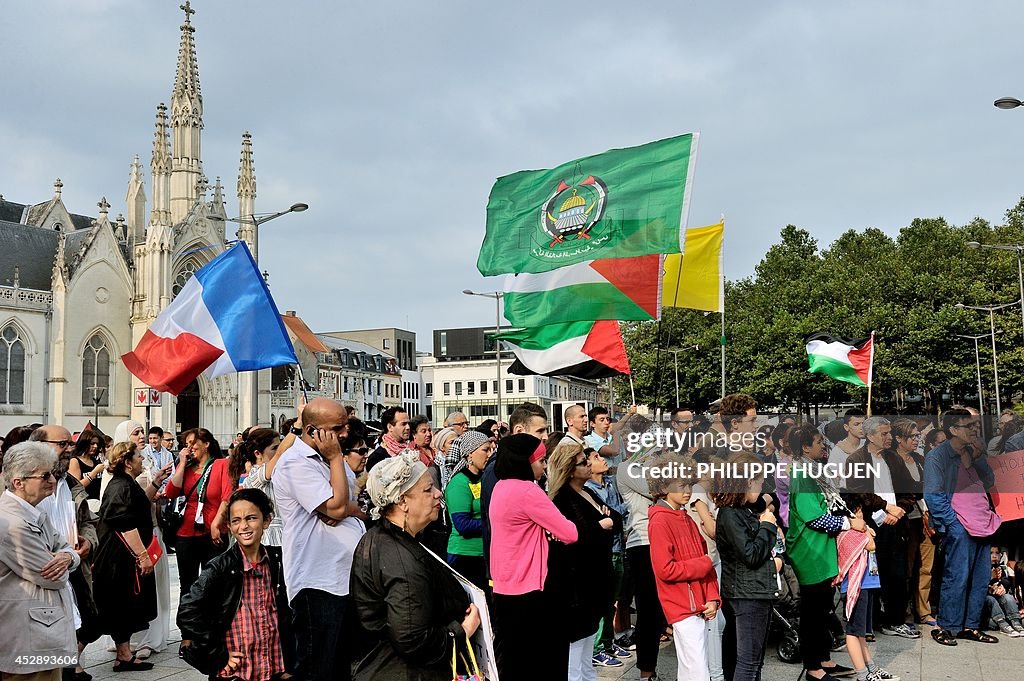 FRANCE-ISRAEL-PALESTINIANS-CONFLICT-GAZA-DEMO