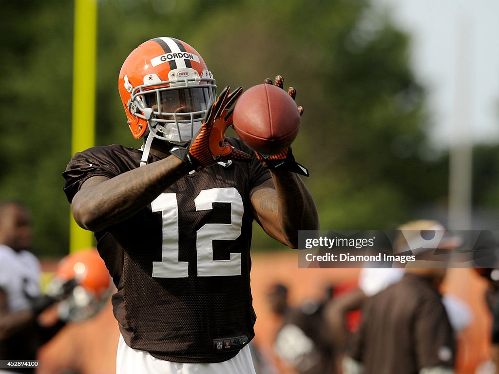 2014 Cleveland Browns Training Camp Practice