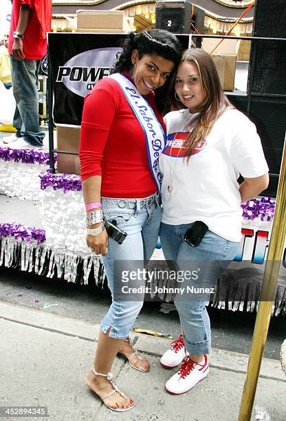Cherry Martinez and Nadine Santos during 49th Annual Puerto Rican Day Parade in New York City, New York, United States.