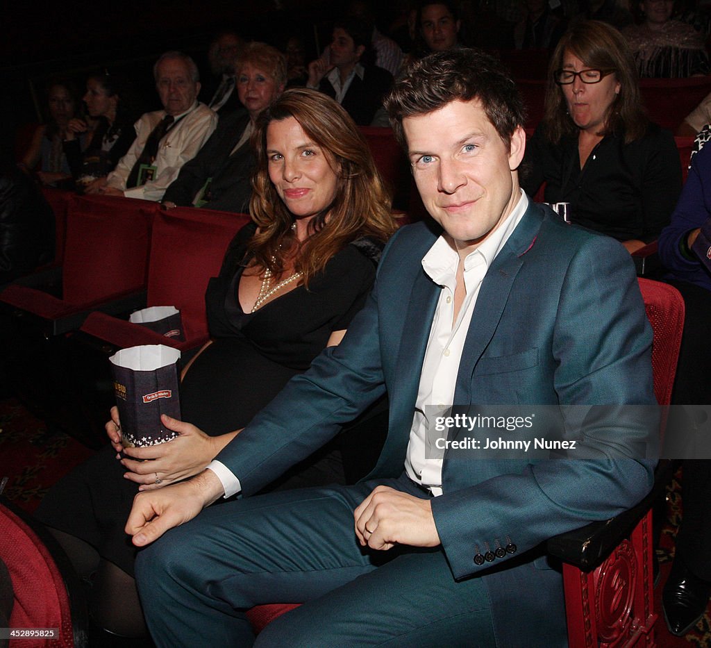 Ivy Sherman and Eric Mabius attend the premiere of Miracle at St