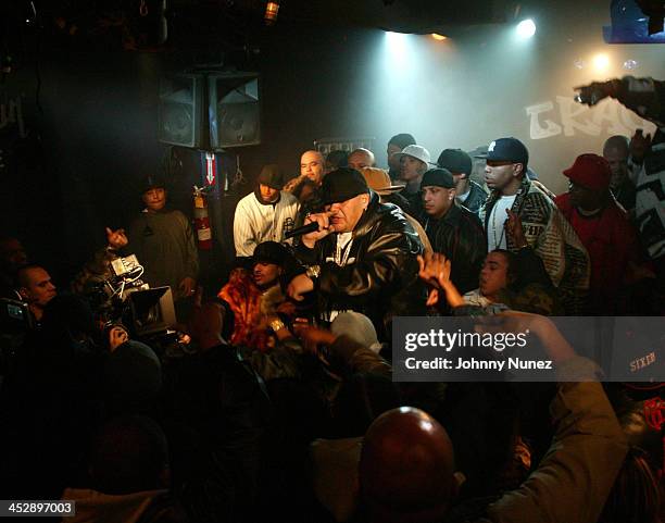 Fat Joe during Fat Joe So Much More Video Shoot - Day 2 at Arlene's Grocery in New York City, New York, United States.