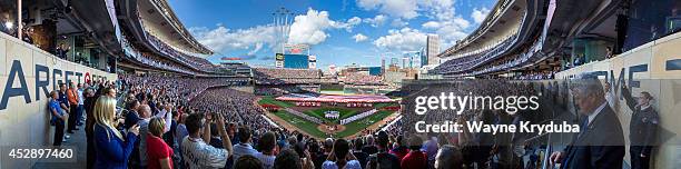 Target Field Fly Over Flyover Baseball Photos and Premium High Res Pictures - Getty Images