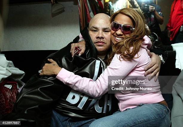 Fat Joe and Lala during Fat Joe So Much More Video Shoot - Day 2 at Arlene's Grocery in New York City, New York, United States.