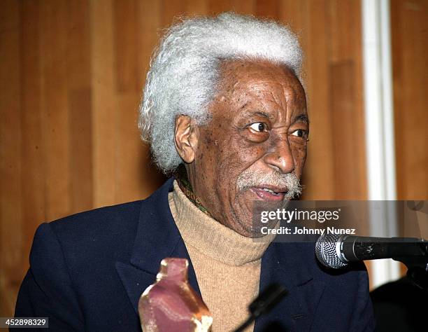 Gordon Parks during FAX Honors Gordon Parks and Damon Dash at FIT College in New York City, New York, United States.