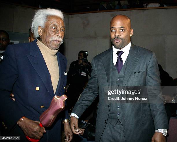 Gordon Parks and Damon Dash during FAX Honors Gordon Parks and Damon Dash at FIT College in New York City, New York, United States.