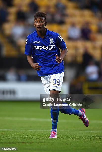Demarai Gray of Birmingham City in action during the Pre Season Friendly match between Notts County and Birmingham City at Meadow Lane on July 29,...