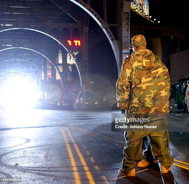 Jadakiss during Ja Rule Video Shoot - New York - October 12, 2004 at 135th 12th Avenue in New York City, New York, United States.