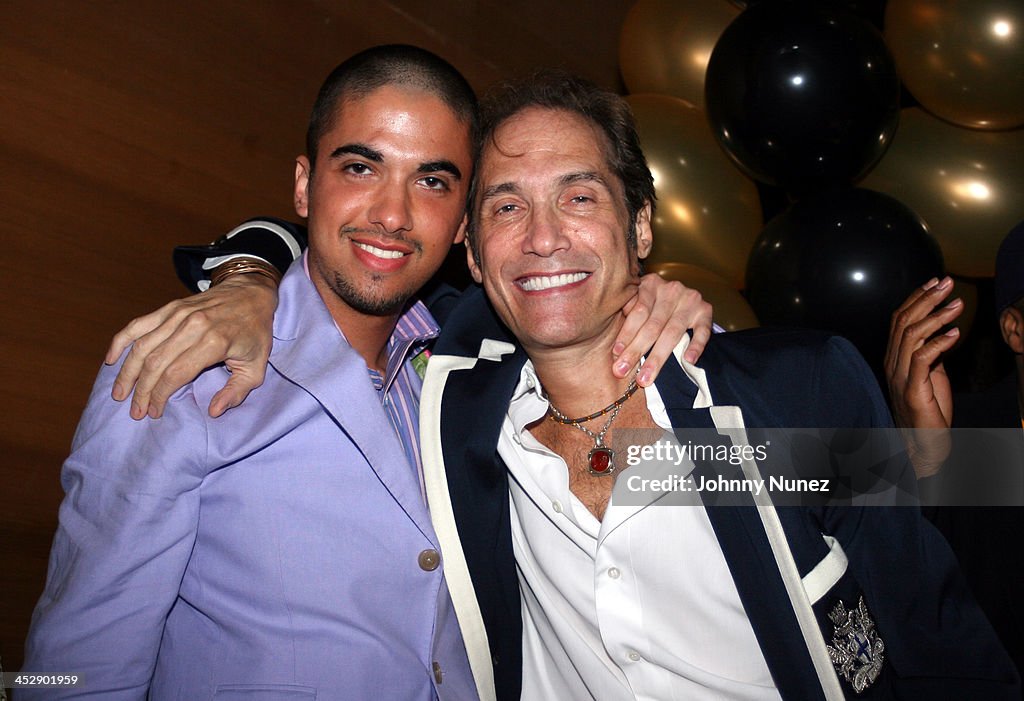 DJ Cassidy and father during DJ Cassidy's 24th Birthday Party July
