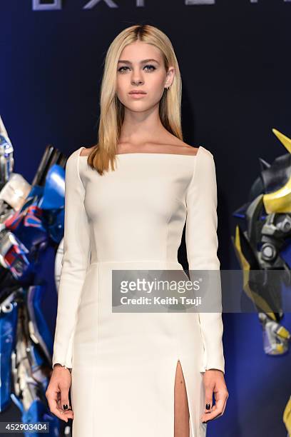 Nicola Peltz attends the press conference for Japan premiere of 'Transformers : Age Of Extinction' at Tokyo Midtown on July 29, 2014 in Tokyo, Japan.