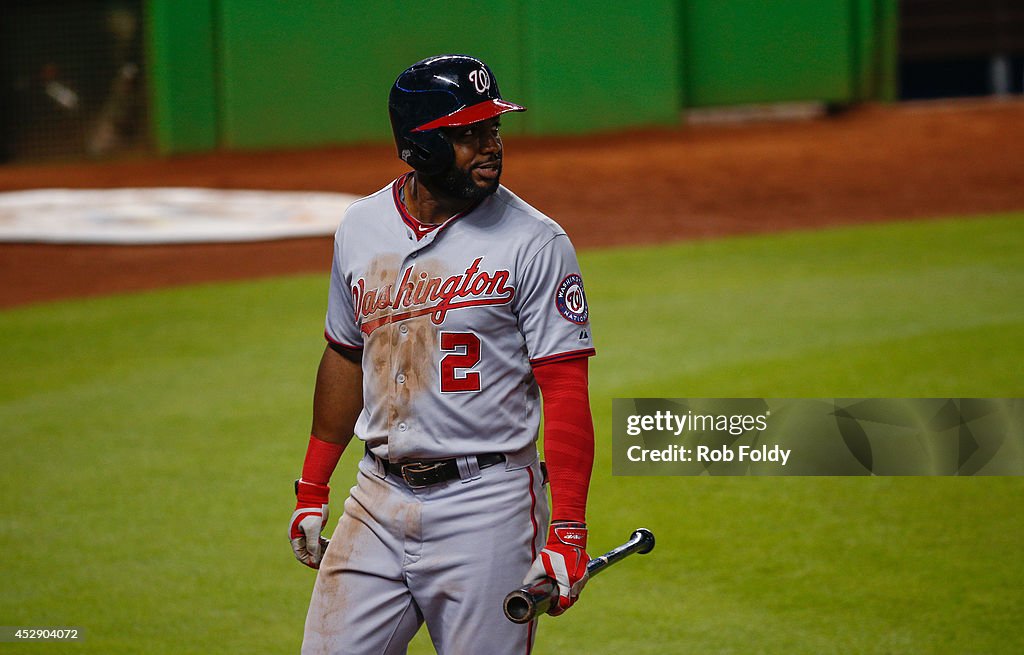 Washington Nationals v Miami Marlins