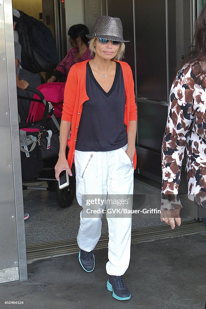 Celebrity Sightings In Los Angeles - July 29, 2014