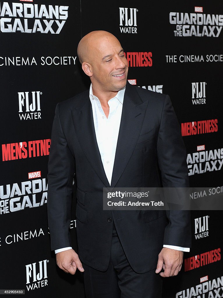 The Cinema Society With Men's Fitness & FIJI Water Host A Screening Of "Guardians of the Galaxy"