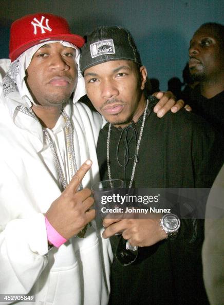 Red Cafe and Chink Santana during Ashanti's 25th Birthday Surprise ...