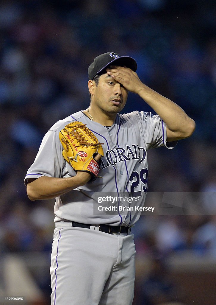 Colorado Rockies v Chicago Cubs