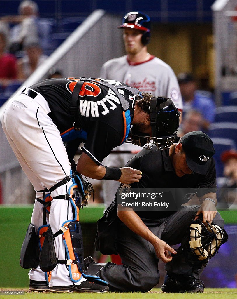 Washington Nationals v Miami Marlins