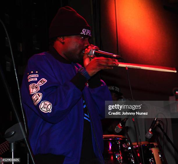 Wale attends the Allido Records showcase during the 2008 CMJ Music Marathon at S.O.B.'s on October 21, 2008 in New York City.