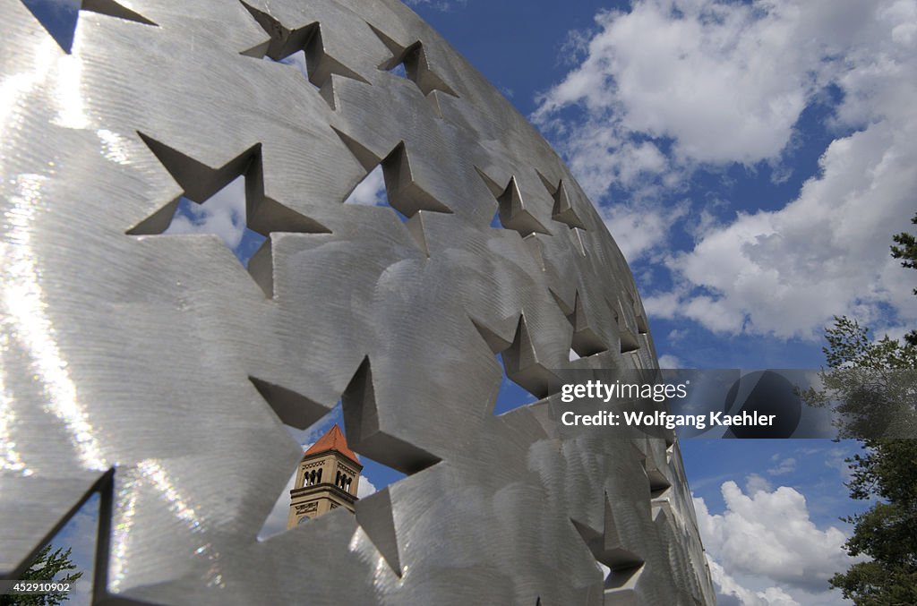 USA, Washington State, Spokane, Riverfront Park, Aluminum...