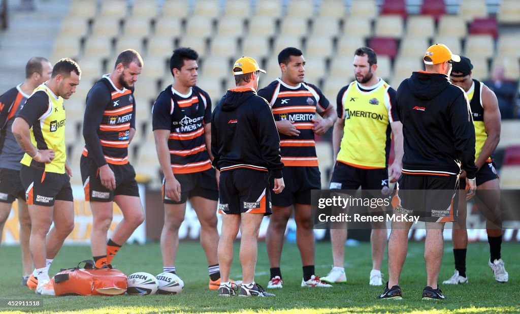 Wests Tigers Training Session