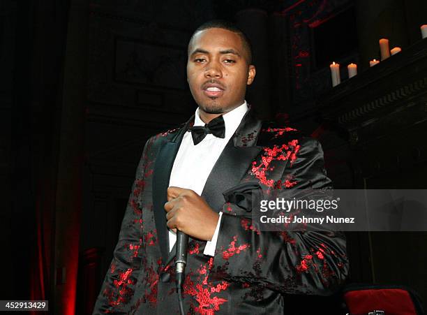 Nas during Nas Celebrates His New Album Hip Hop is Dead At His Black & White Ball - December 18, 2006 at Capital in New York City, New York, United...