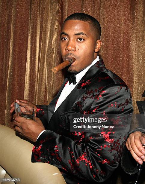 Nas during Nas Celebrates His New Album Hip Hop is Dead At His Black & White Ball - December 18, 2006 at Capital in New York City, New York, United...