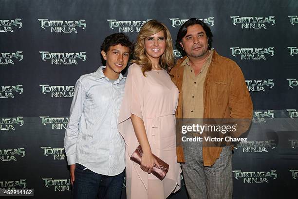 Raquel Bigorra attends the Latin American Premiere of Paramount Pictures' 'Teenage Mutant Ninja Turtles' at Cinepolis Acoxpa, on July 29, 2014 in...