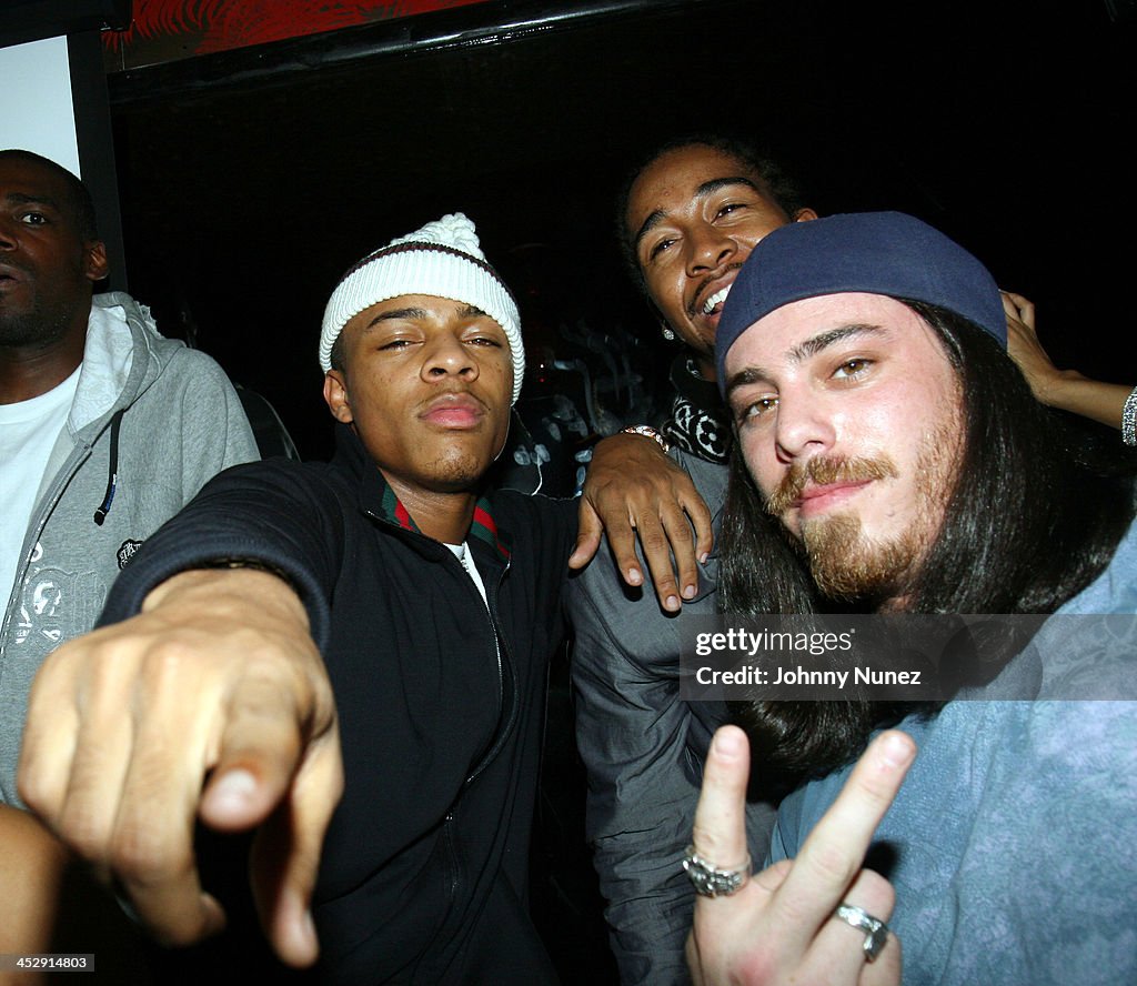 Bow Wow, Onarion and Jay Galvin during Bow Wow The Price of Fame