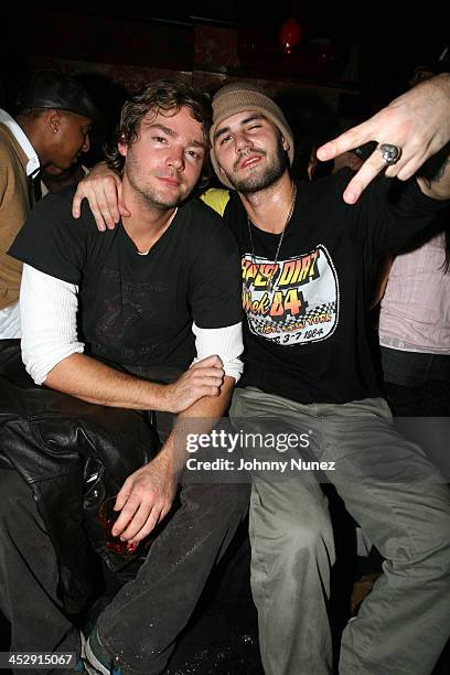 Christopher Meyers and Adam Lavorgna during Bow Wow The Price of Fame Album Release Party Hosted By Bow Wow and The Distinguished Group - December...