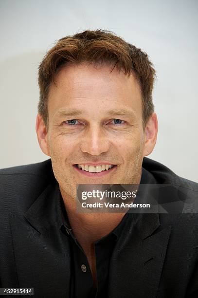 Stephen Moyer at the "True Blood" Press Conference at the Four Seasons Hotel on July 28, 2014 in Beverly Hills, California.