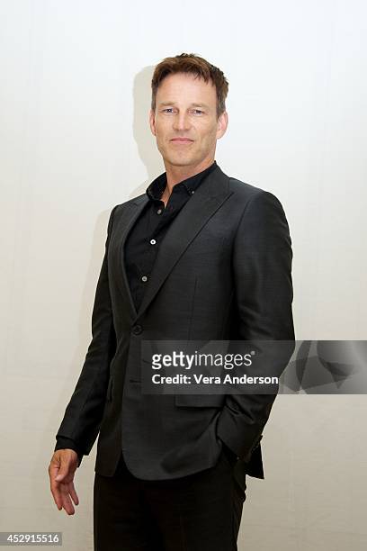 Stephen Moyer at the "True Blood" Press Conference at the Four Seasons Hotel on July 28, 2014 in Beverly Hills, California.