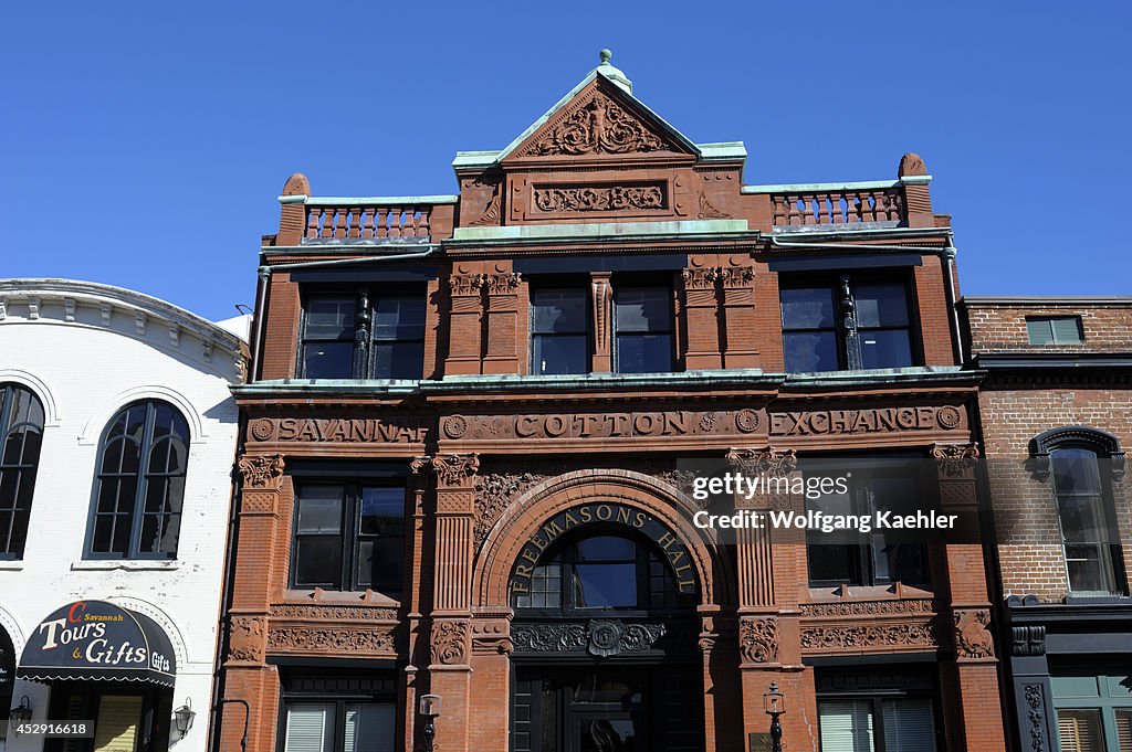 USA, Georgia, Savannah, Historic District, The Cotton...