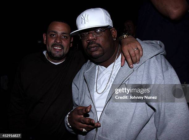 James Cruz and DJ Big Kap attend the Hip-Hop Legends Concert Series at B.B. King Blues Club & Grill on June 17, 2009 in New York City.