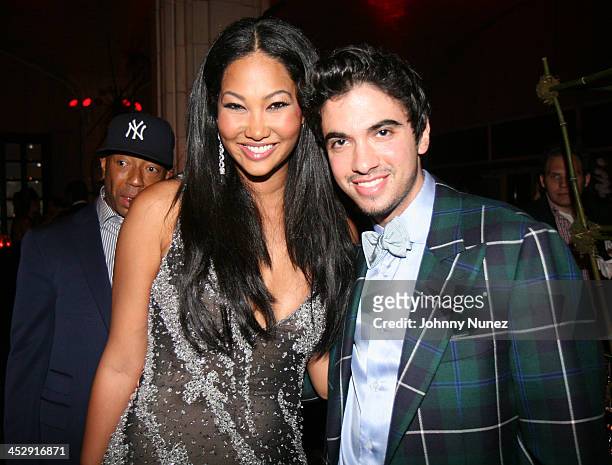 Kimora Lee Simmons and DJ Cassidy attends Kimora Lee Simmons Hosts 50 & Fabulous Surprise Birthday Party for Russell Simmons on September 30, 2007 in...