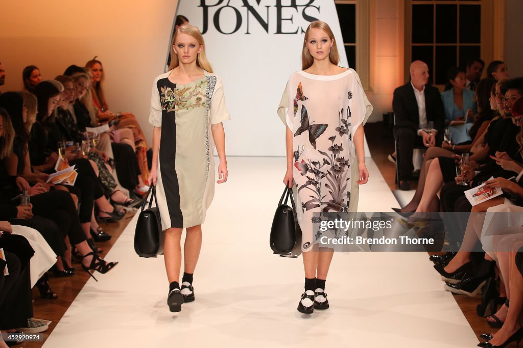 David Jones S/S 2014 Collection Launch - Runway