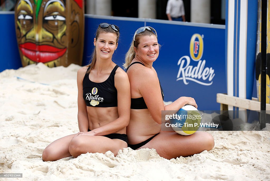 Foster's Radler Pop-Up Beach Volleyball Court