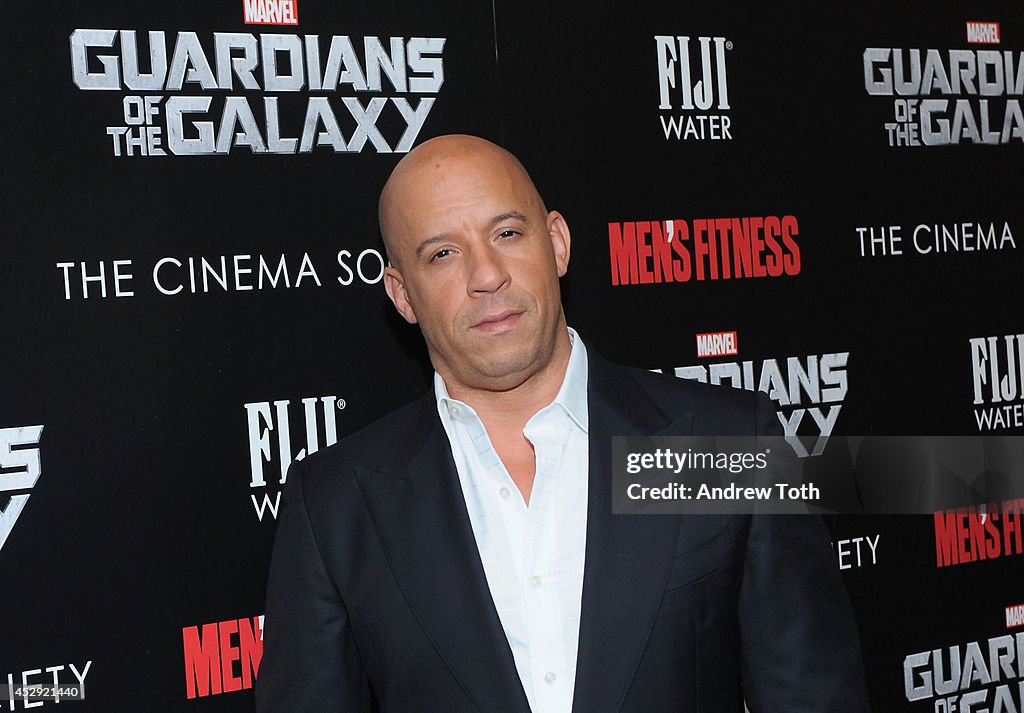 The Cinema Society With Men's Fitness & FIJI Water Host A Screening Of "Guardians of the Galaxy"