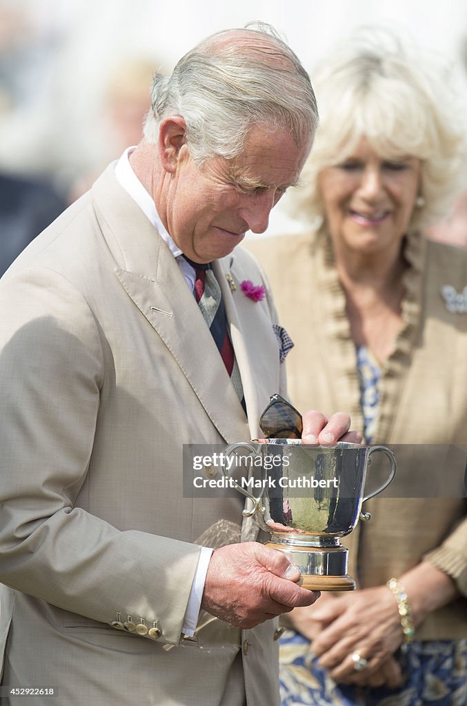 The Prince Of Wales And The Duchess of Cornwall visit Sandringham Flower Show