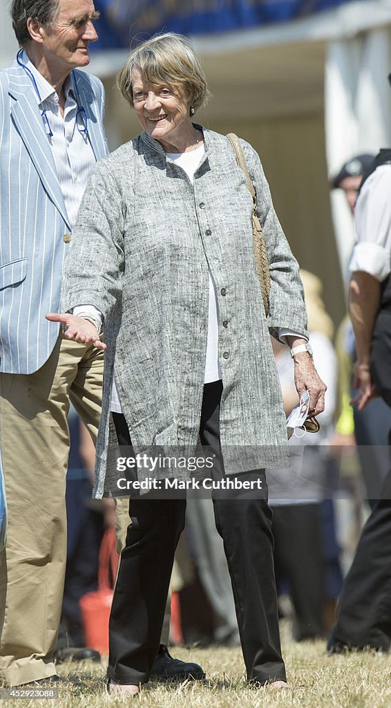 The Prince Of Wales And The Duchess of Cornwall visit Sandringham Flower Show