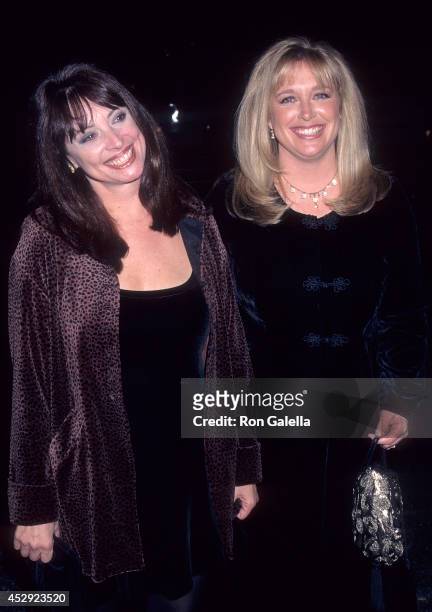Actress Caryl Kristensen and actress Marilyn Kentz attend the 17th Annual CableACE Awards on December 2, 1995 at the Wiltern Theatre in Los Angeles,...