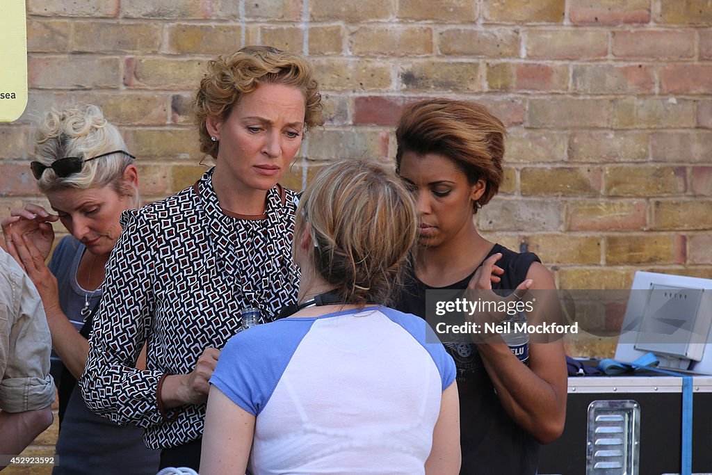 London Celebrity Sightings  - July 30, 2014