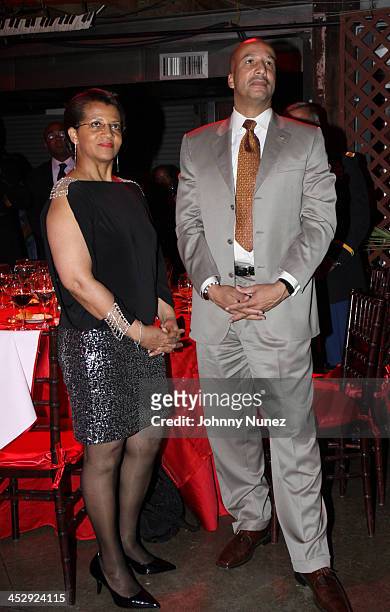 Seletha Smith Nagin and Mayor Ray Nagin attends the Mayor's Essence Music Festival Welcome Party at Generation Hall on July 2, 2009 in New Orleans,...