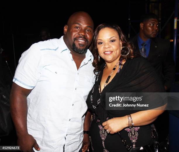 David Mann and Tamela J. Mann attend the 2009 Essence Music Festival Presented by Coca-Cola at the Louisiana Superdome on July 3, 2009 in New...